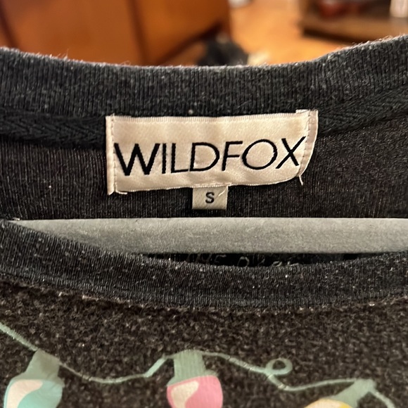 Wildfox Grey Glow in the Dark Holiday Sweater - Picture 3 of 3